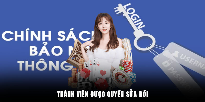 Thành viên được quyền sửa đổi
